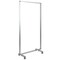 Emma and Oliver Transparent Acrylic Mobile Partition with Lockable Casters